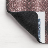 Rustige Britse vlag rode blauwe sparkles Muismat (Hoek)