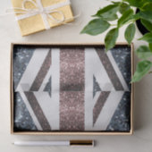 Rustige Britse vlag rode blauwe sparkles Tissuepapier (Geschenk)