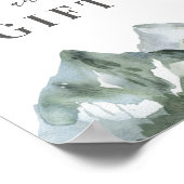 Rustige bruiloft- en cadeaubonnen poster (Hoek)