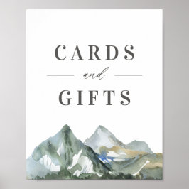 Rustige bruiloft- en cadeaubonnen poster