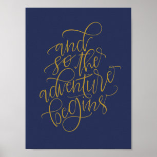 rustige bruiloft - en dus begint het avontuur poster