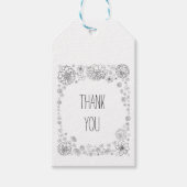 Rustige bruiloft gunt labels cadeaulabel (Voorkant)