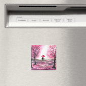 Rustige bruiloft liefde koppel kerry blossom ma magneet (Insitu (Vaatwasser))