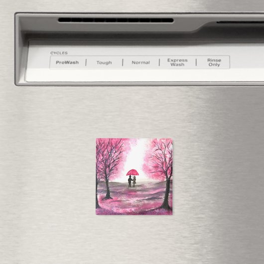 Rustige bruiloft liefde koppel kerry blossom ma magneet (Insitu (Vaatwasser))