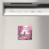 Rustige bruiloft-liefdespaar kerry-bloesems magneet (Insitu (Vaatwasser))