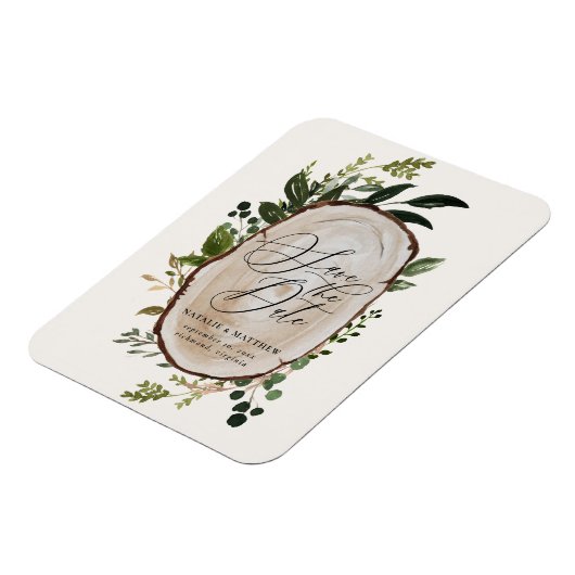 Rustige bruiloft met houtslijm, met uitzondering v magneet (Linkerzijde)