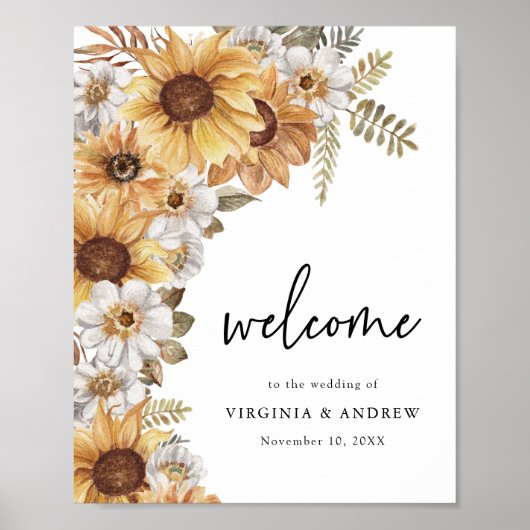 Rustige bruiloft poster (Voorkant)