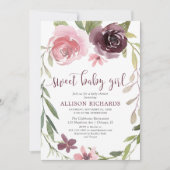 Rustige bruine bruidsmeisje baby shower kaart (Voorkant)