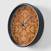 Rustige bruine cowboy mode western leder (Hoek)