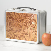 Rustige bruine cowboy mode western leder (In situ)