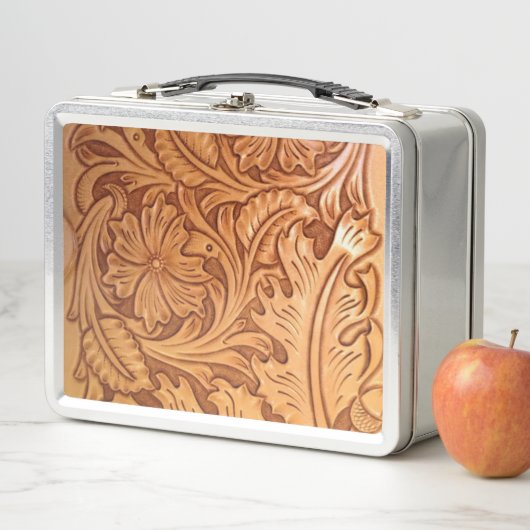 Rustige bruine cowboy mode western leder (In situ)