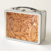 Rustige bruine cowboy mode western leder (Voorkant)