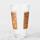 Rustige bruine cowboy mode western leder glas (Rechts)