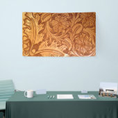 Rustige bruine cowboy mode western leder spandoek (Beurs)