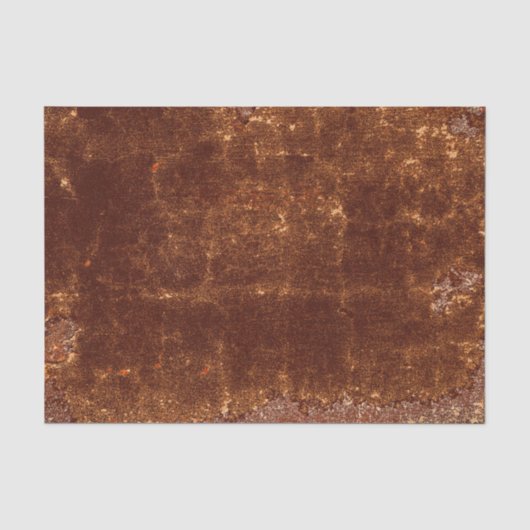 Rustige bruine textuur landelijk vintage grunge tissuepapier (Voorkant)