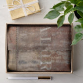 Rustige  bruine textuurtrein Typografie Tissuepapier (Geschenk)