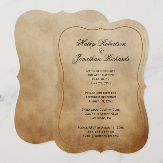 Rustige  bruine zonneboer kaart (Voorkant / Achterkant)