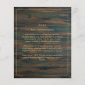 Rustige BUDGET GOLD-TEKST Modern sparen de data Flyer (Achterkant)