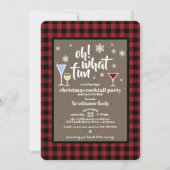 Rustige Buffalo met kerstcocktail Kaart (Voorkant)