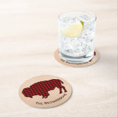Rustige Buffalo-Onderzetters voor gepersonaliseerd Ronde Kartonnen Onderzetter (Insitu)