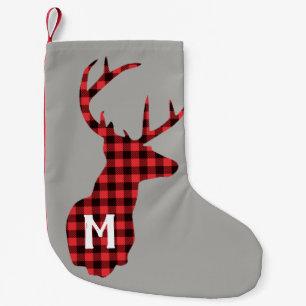 Rustige Buffalo Pset Red Black Gepersonaliseerd De Kleine Kerstsok