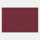 Rustige Buffalo-speldencontrolepatroon Inpakpapier Vel (Voorkant 2)