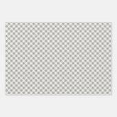 Rustige Buffalo-speldencontrolepatroon Inpakpapier Vel (Voorkant 3)