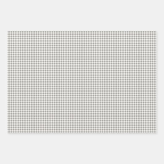 Rustige Buffalo-speldencontrolepatroon Inpakpapier Vel (Voorkant 2)