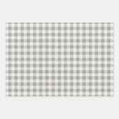 Rustige Buffalo-speldencontrolepatroon Inpakpapier Vel (Voorkant)