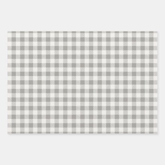 Rustige Buffalo-speldencontrolepatroon Inpakpapier Vel (Voorkant)