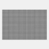 Rustige Buffalo-vinkzwart, rood zwart wit Inpakpapier Vel (Voorkant 3)