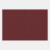 Rustige Buffalo-vinkzwart, rood zwart wit Inpakpapier Vel (Voorkant 2)