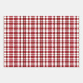 Rustige Buffalo-vinkzwart, rood zwart wit Inpakpapier Vel (Voorkant)