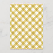 Rustige buffelstang Thanksgiving Menu (Achterkant)