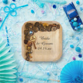 Rustige Buttonnen Borden voor weddenschappen Papieren Bordje (Feest)