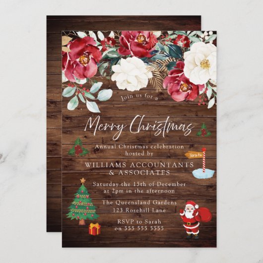 Rustige Cadeau met kerstfeest in de kerstkerstboom Kaart (Voorkant / Achterkant)