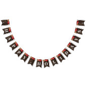 Rustige cadeaudoos, kerstfeest vlaggetjes (Alle)