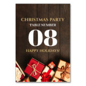 Rustige cadeaudoos, kerstmis kaart (Voorkant)