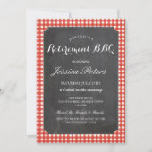 Rustige Chalk BBQ van de Pensioenpartij Kaart (Voorkant)