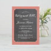 Rustige Chalk BBQ van de Pensioenpartij Kaart (Staand voorkant)