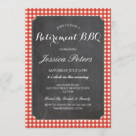 Rustige Chalk BBQ van de Pensioenpartij Kaart