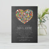 Rustige Chalkbokarbondeparen keukenschoenenpartij Kaart (Staand voorkant)