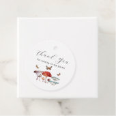 Rustige champignonbroeken op zaterdag bedankjes labels (In situ)