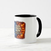 Rustige Chaos Moeder Mok, Grappige Moeder Koffieko Mok (Voorkant rechts)