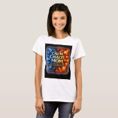 Rustige Chaos Moeder T-shirt, Grappig Moeder Leven T-shirt (Voorkant volledig)