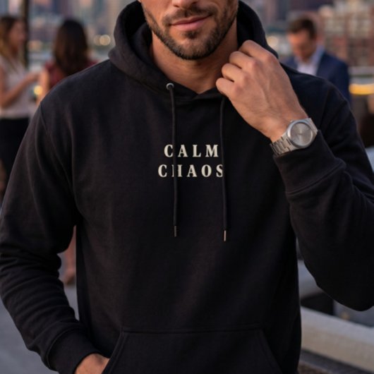 Rustige Chaos - Paradox Hoodie Zwart