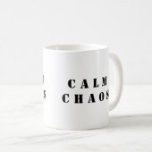 Rustige Chaos - Paradox koffiemok (Voorkant rechts)