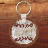 Rustige Cheap Baseball Gifts voor spelers en touri Sleutelhanger (Achterkant)