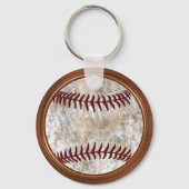Rustige Cheap Baseball Gifts voor spelers en touri Sleutelhanger (Achterkant)