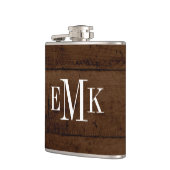 Rustige Chic Faux Klassic Monogram Heupfles (Links)